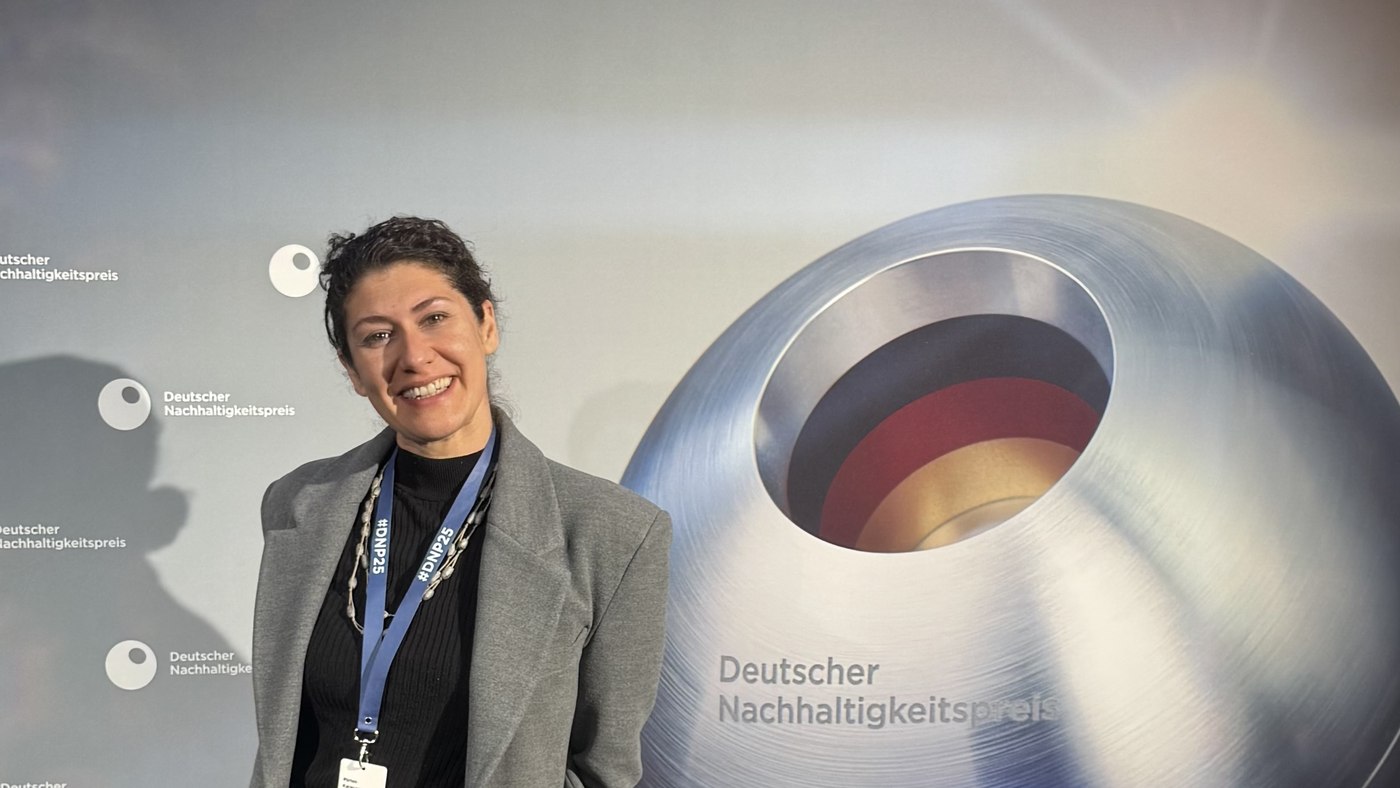 Pürlen Karaçam at the Deutscher Nachhaltigkeitspreis (DNP25) — German Sustainability Award nomination